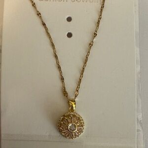 Elegant Gold  fidgetPendant Necklace